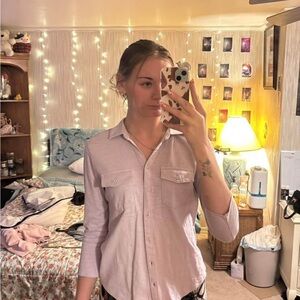 Light purple half sleeve top